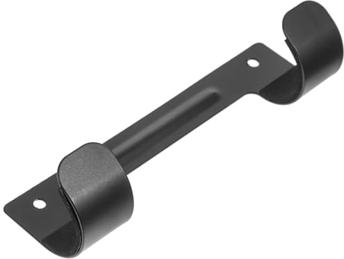 Alipis Soporte para Tabla de Planchar de Acero y Eva Negro, Colgador Multifuncional Hardware Incluido para Pared de Sótano y Lavandería