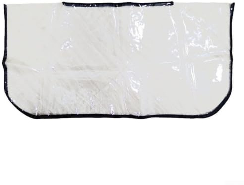 Klar handväska regnskydd vattentät EVA-väska skyddskåpa för plånböcker – transparent dammskydd för pendling utomhusbruk storlek 43 x 33 cm (rektangel)