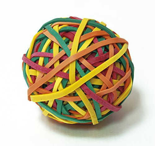 Bola de Gomas Elásticas Plus Office 105gr | Espesor 3 mm Longitud 60 mm