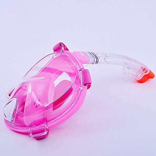 FACAI Schnorchelmaske Schnorchelmaske Vollmaske Erwachsene Schnorchelmaske Vollmaske Schnorchelmaske Erwachsene Schnorchelmaske Vollmaske Decathlon,Pink-S/M