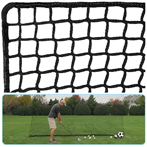 IUZEAI 10x10ft Golf Netting High Impact Golf Practice Net(NET ONLY), Golf Sports Netting Barrier Nets, Heavy Duty Nylon Netting Material Golf Hitting Nets(NET ONLY)