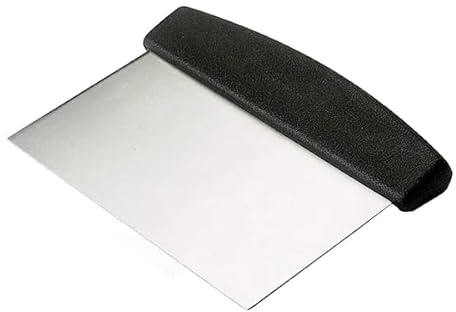 Dough Scraper Black Handle Ideal for Lifting, Dividing and the General handling of Pastry Dough