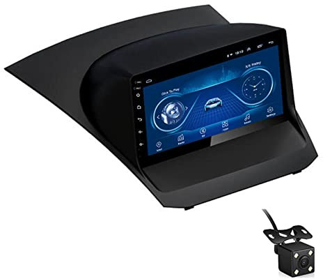 HYMLMY Sistema Multimedia para automóvil Radio estéreo Reproductor de Video 1080P con Sistema operativo Android 10 para Ford Fi-Esta 2009-2017 GPS Bluetooth Mirror-Link USB WiFi SWC/FM DSP DVR