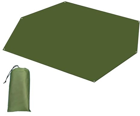 Gungtj Campingplane, Zeltplane - Tarp Wasserdichtes tragbares Camping-Außenmatten-Tarp-Zelt | Multifunktionale Camping-Bodenmatte für Zelt, Camping, Wandern, Picknicks