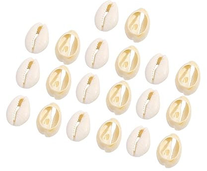ULDIGI 20 Stück Natürliche Kleiner Muschelornamente Muschelschnecken Selbstgemacht Schmuck Zubehör Für Armband Halskette Meer Stil Leicht Und Langlebig Für Party Und Hochzeit