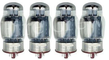 UIHMSWYAL 6550 Röhre ersetzt KT88 KT120 EL34 KT66 KT77 KT150 KT100 HiFi Audio Röhrenverstärker DIY(4pcs Matched Quad)