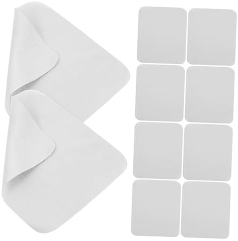 FRCOLOR 10piezas Paño De Limpieza De Microfibra Para Gafas Lentes De Cámara y Electrónicos Paños De Para Limpiar Pantallas De Tv y Anteojos Casa