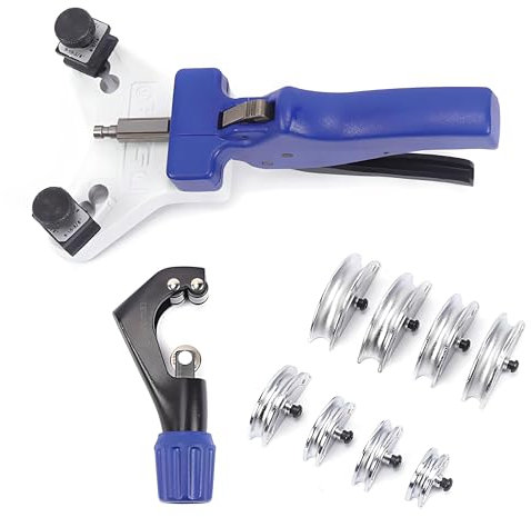 MiBoce Kupfer-Aluminium-Rohrbieger-Set, 6–12 Mm Manuelle Kupferrohrbieger, 0–90 Grad Winkel, Mit Schneider, Schnittbereich 4 Mm–28 Mm, Für Flexible Kupfer-/Aluminiumrohre