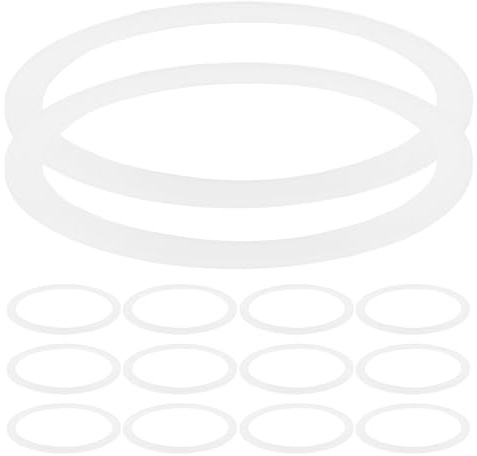 Warmhm 20pcs Silicone Jar Gaskets Sealing Rings for Jars Leakproof Replacement Seal for Home Use Food Grade High Temperature Resistant Fermentation and Storage