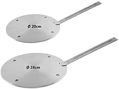 Induktionsadapter/Adapterplatte mit Griff in versch. Größen Größe 20cm