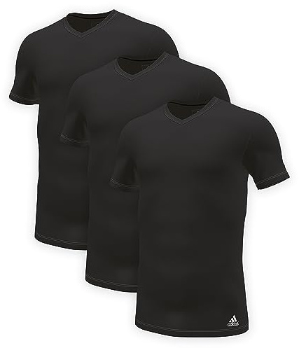 Adidas Herren V Neck Shirt (3pk) - Active Core Cotton Baselayer-Shirt (3er Pack)