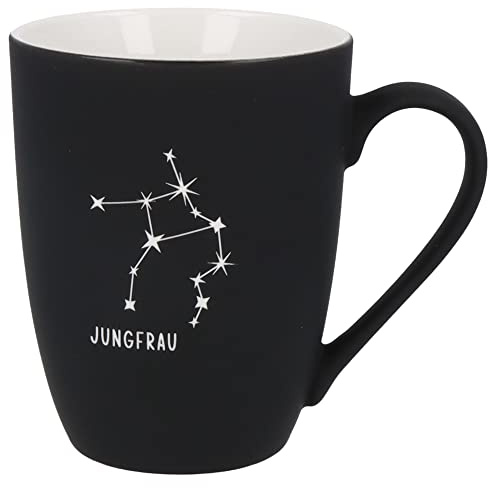 Spruchreif | Superficie morbida in silicone | Tazza con incisione su entrambi i lati costellazione | Regali zodiacali | Tazza da caffè con incisione costellazione | Tazza con segno zodiacale | Tazza