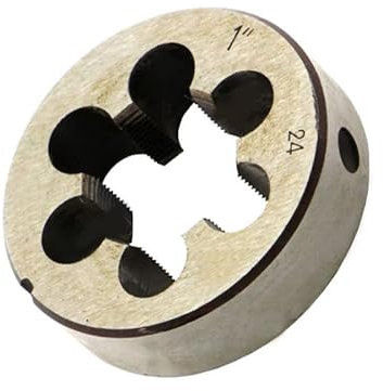 Lioaeust Un Rechtshänder-Gewinde-Schneideisen, 1 Zoll 24 Un, Rechtshänder, 1-24 TPI, Gewindeschneiden, Metallarbeiten, Werkzeugstahl aus Legierung