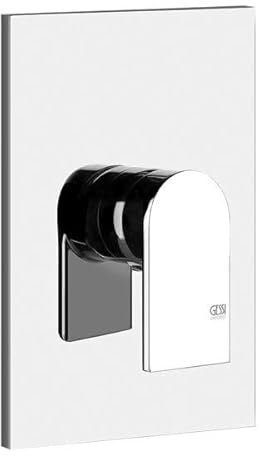 Gessi Emporio Via Manzoni miscelatore monocomando premontato, senza deviatore, adatto per vasca/doccia, per corpo incasso, una uscita, 44632, Colorazione: cromo