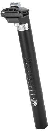 A ABSOPRO 31.6x300mm Bicycle Seat Post Aluminum Alloy Adjustable Seatpost for Bicycle Mountain Road Bike MTB