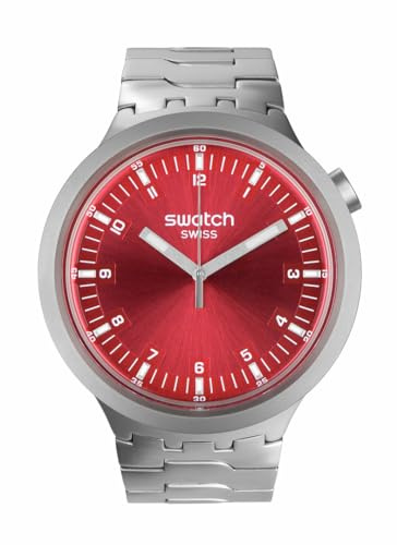 Swatch Montre décontractée SB07S104G, Rouge, Big Bold