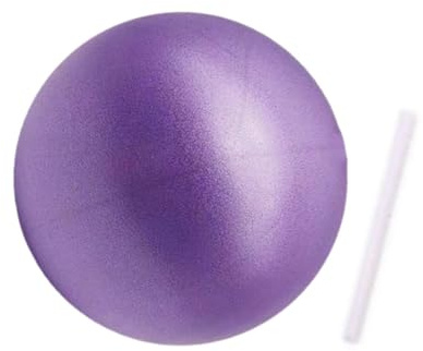 rockible Kleiner Pilatesball, Gymnastikball, PVC, strapazierfähig, 15 cm Kern, Yoga-Ball für Wettkampfübungen, Heim-Fitnessstudio, Balance, LILA