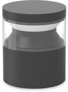 Ideal Lux BOEING 15cm LED Sockelleuchte Außen Schwarz 3000K IP65