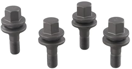 Bulloni ruota Compatibile con Peugeot 407 1007 2008 3008 4 pezzi bulloni ruota dadi perni ruota elementi di fissaggio per cerchi in lega OE 9817024580 540567