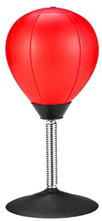 Peosaard Saco de Boxeo antiestrés, Saco de Boxeo de Escritorio, Mini Ventosa de, antiestrés para Alivio, Pelota de de Mesa