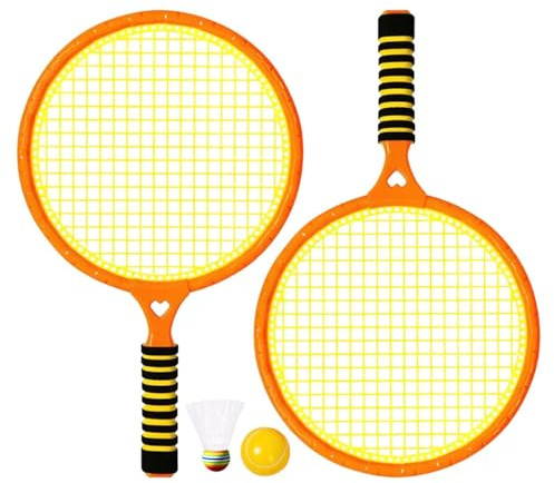 Badmintonracket för barn, tennisleksaker, utomhus badminton-set - för trädgård skola camping uteplats spel familj återförening födelsedagsfest