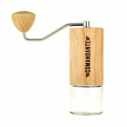 Comandante 4260113431658 Kaffeemühle, 18/8 Edelstahl, American Cherry