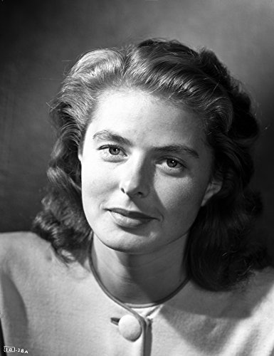 Ingrid Bergman wearing a Blouse with Big Button Photo Print (24 x 30)
