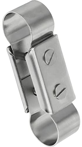 FASTON® Haltegriffverbinder 22 mm Edelstahl A2 V2A (1 Stück) Doppelschelle Haltegriff Rohrverbinder Handlauf