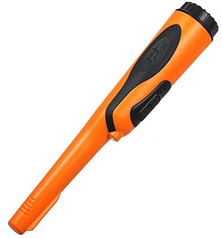 Gancon Metal Detector, HS-03 Pinpointer per Metal Detector Professionali a 360°, Puntatore Impermeabile Altamente Sensibile per Caccia a Monete D'oro, Reliquie, Gioielli (Arancione)