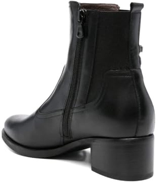 Nero Giardini I513840D Stivaletti Donna in Pelle E Tessuto - Nero 36 EU