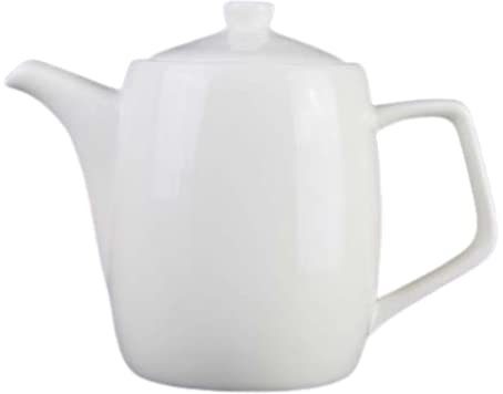 UPJAKS Tetera Blanca de Porcelana, Tetera Japonesa para Preparar té, Tetera de cerámica, Tetera Hecha a Mano para café, té de Frutas
