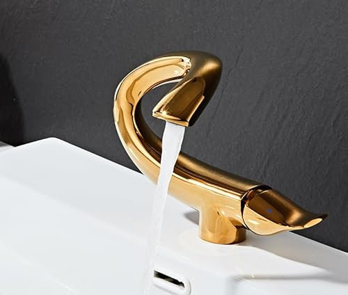 Graue Waschtischarmatur warmes und kaltes Handwaschbecken mit einem Paar 60 cm Schläuchen