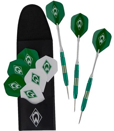Werder Bremen SV Dart Set Dartpfeile + Dartflights inkl. Etui