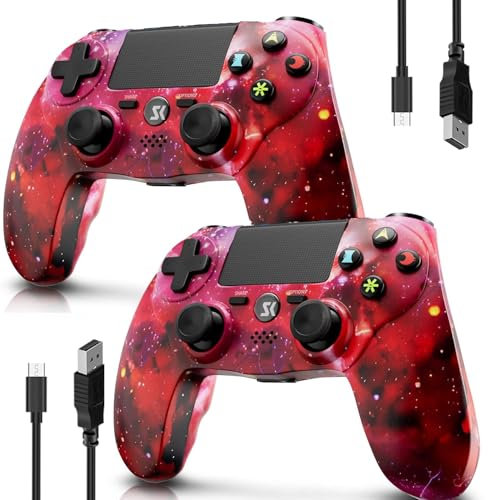 CHENGDAO Mando para PS4 Inalámbrico Controlador multiplataforma compatible con PS4/Pro/Slim/PC/iOS/Android/MacOS con Doble Vibración/Conector de Audio de 3,5 mm/Panel Táctil Sensible