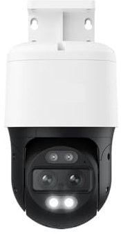 VEKELETE WiFi Camera 4k Dual Lens PTZ Auto Tracking Outdoor Pet Car Human Detection 8MP IP Security Camera(TRACKMIX SERIES POE_PAL)