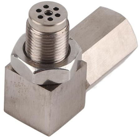 WODHMIEY Sensore Ossigeno Extender,Adattatore Sonda 90° M18x1,5mm, Estensore Sensore Ossigeno per Auto con Sistemi di Scarico - Compatibile con la Maggior parte dei Veicoli