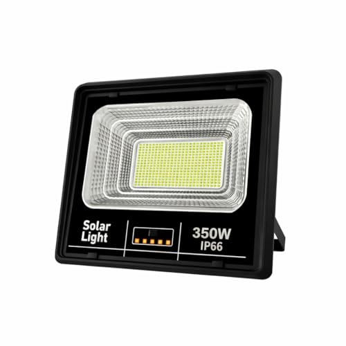 Reflector Solar LED de Alta Potencia Yaoye - 350 Watios - 400 Piezas LED - 3000K, 6500K - con Panel Fotovoltaico Policristalino, Batería LiFePO4 y Control Remoto para Iluminación Exterior Eficiente