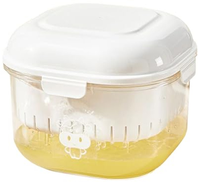Preparatore a secco,Con coperchio riutilizzabile Filtrazione a pressione a maglia fine - Cucine Filtri semplici fatti in casa,Per zuppa, bacche, succo di frutta, caffè, tè, preparazione dei pasti