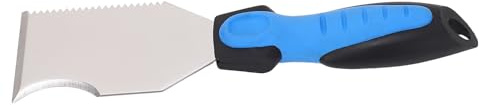 KIMISS Cortador de Masilla Multifunción Hoja de Acero Inoxidable de Goma Raspador de Pintura Portátil Raspador de Metal con de Pintura para Paneles de Yeso 9 en 1 y Herramienta Decapante de para