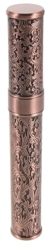 PENIKOKO Custodia per Sigari Singola in Metallo Chiusura Ermetica da Viaggio 7 Tubo Humidor Portatile Resistente All’umidità per Conservazione e Protezione Sigari in Viaggio