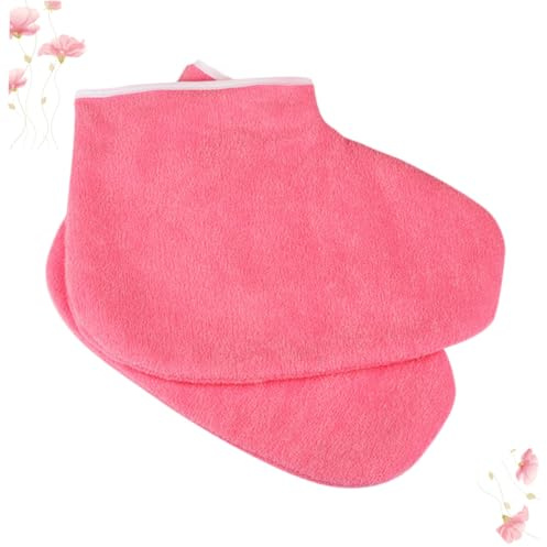 Anneome Copertura per Piedi Paraffina Rosso per Terapia del Calore e Massima Idratazione, per Uso Domestico e Saloni Professionali,