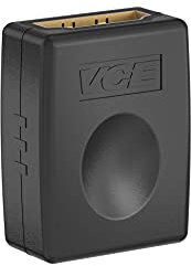 VCE HDMI Female to Female Adapter 4K@60Hz, HDMI Coupler 2.0, HDMI to HDMI Connector, HDMI Extension Adapter Gold plated Support 3D 4K HDR ARC for Laptop, Monitor, PC, PS5, PS4, Xbox, DVD, TV, 1 Pack