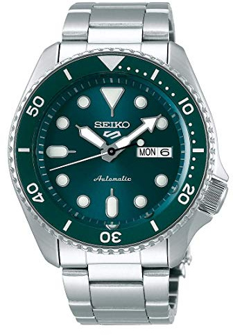 Seiko Orologio Sportivo Uomo Five SRPD61K1 Automatico Meccanico Modello Distribuzione Limitata Verde Smeraldo