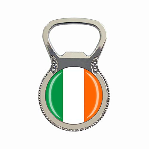 Irland-Flagge, Bierflaschenöffner, Kühlschrankmagnet, Metall, Glas, Kristall, Reise-Souvenir, Geschenk, Heimdekoration