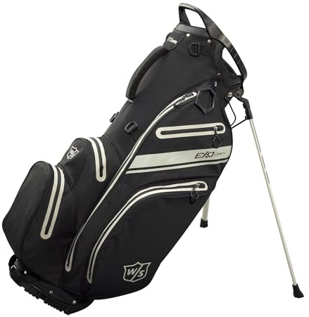 Wilson WS EXO Dry Stand Bag Black/Charcoal/silv