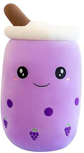 Uposao Bubble Tea Plüschtier Kuscheltier,35CM Cartoon Plüsch Puppen Lustiges Obst Komfort Umarmungskissen Milchtee Teetasse Kissen Stofftier Süßes Geschenk Für Kinder Erwachsene Geburtstag