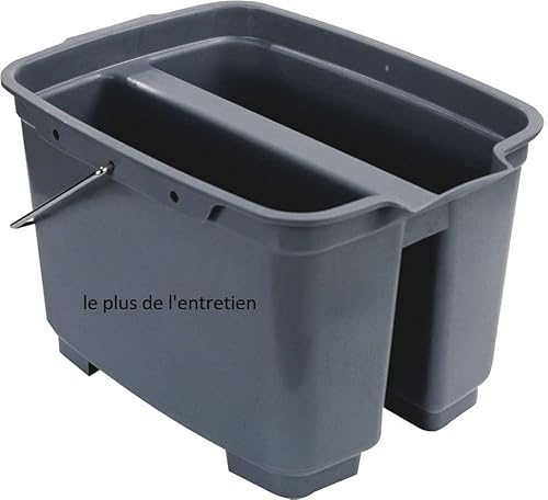 Le Plus De L'Entretien - Seau Rectangulaire À 2 Compartiments - 18L