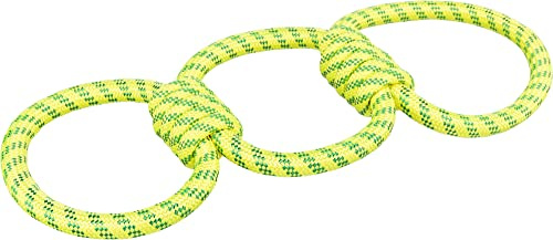 Trixie Hundespielzeug Tau, für kleine und mittelgroße Hunde – 42 cm | Für gemeinsames Tauziehen und Ziehen – stärkt die Bindung und beschäftigt den Hund aktiv im Spielalltag