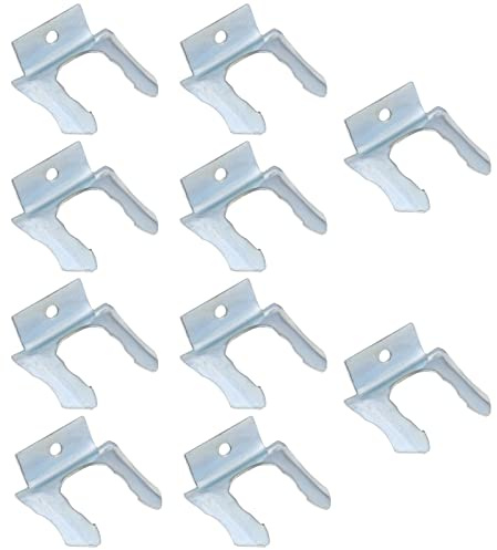 10 STK Auto Bremsschlauch Klemmen 1566993 994922 Mangan Stahl Bremsleitungshalter Ersatz U-förmige Bremsschlauchhalterung Bremsschlauch Halteklemme
