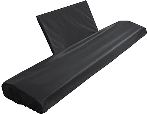 Wisyurt Protezione antipolvere per tastiera per pianoforte a 88 , coperchio per leggio, copertura per pianoforte, antipolvere e lavabile